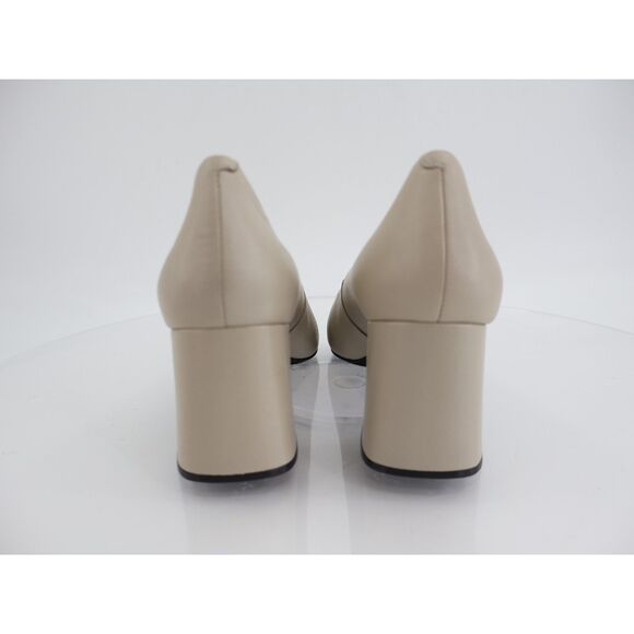 Jeffrey Campbell Women's Hourglass Pointed Toe Pumps Size 11 Beige Leather - Picture 4 of 13